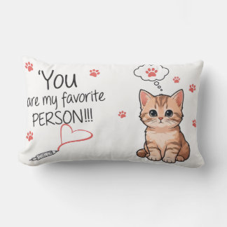 "Favorite Person" Lumbar Cushion ランバークッション