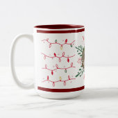 Favorite Snowflake Holiday Mug ツートーンマグカップ (左)