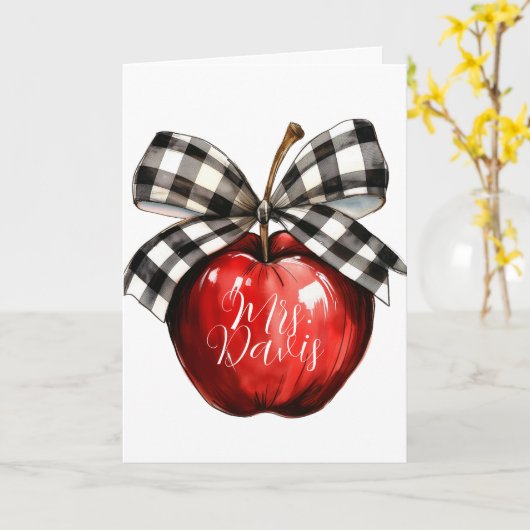 Favorite Teacher Greeting Card カード (黄色い花)