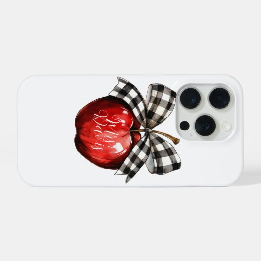 Favorite Teacher iPhone 15 Pro Case iPhoneケース (裏面横)