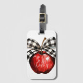 Favorite Teacher Luggage Tag ラゲッジタグ (正面縦)