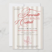Favorite Things & Cocktails Holiday Gift Exchange 招待状 (正面)