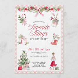 Favorite Things Festive Party Invitation 招待状