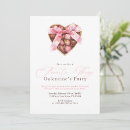 Favorite Things Galentine’s Party 招待状