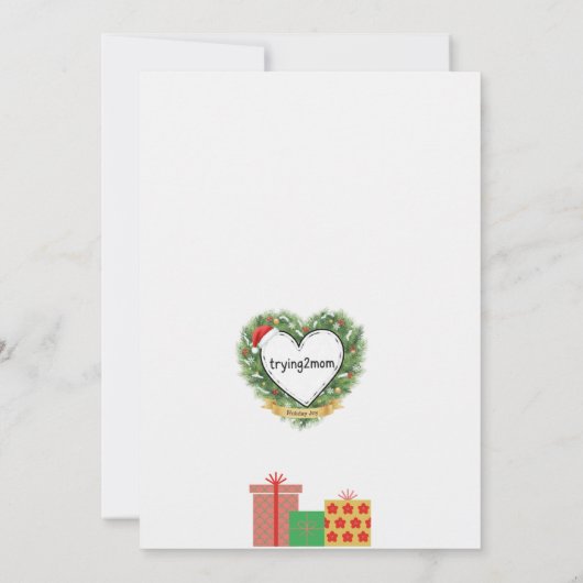 Favorite Things Holiday Party, gift exchange 招待状 (裏面)