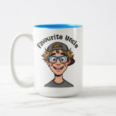 Favorite Uncle Mug ツートーンマグカップ (左)