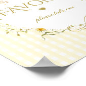 Favors Silly Goose gender neutral gingham ポスター (角)