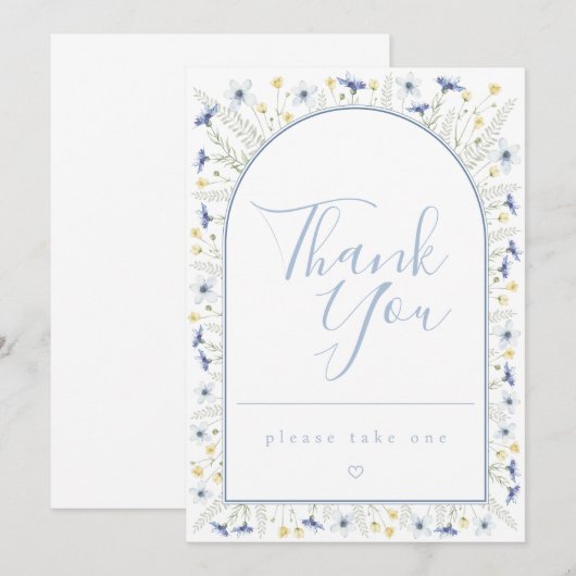 Favors Table Card 招待状 (正面/裏面)