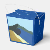 Favy BoxesテイクアウトスタイルMt Tamalpais 絵画's フェイバーボックス (裏面サイド)