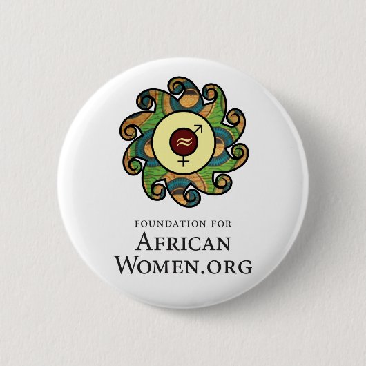 FAWのロゴピン 缶バッジ (正面)