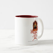 Fawkesの凝視 ツートーンマグカップ (正面右)