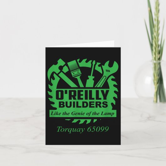 Fawlty Towers、おもしろいBasil Fawlty、Oreilly Builder カード (正面)