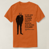 Fawlty Towers A Gin and Orange a Lemon Squash and  Tシャツ (デザイン正面)