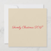 FAWNお洒落リースフラットカード (裏面)