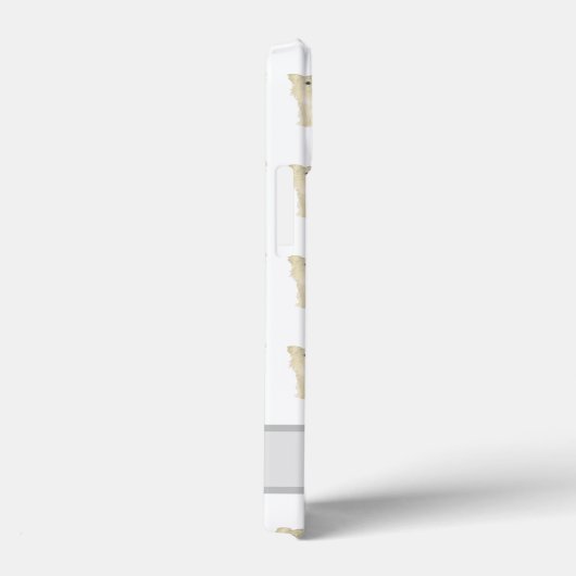 FAWNタンパーソナライズされたクリームロングヘアチワワ Case-Mate iPhoneケース (裏面 / 右)