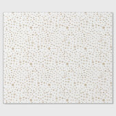 Fawn紙吹雪水色ドットのラッピング紙 ラッピングペーパー (フラット)
