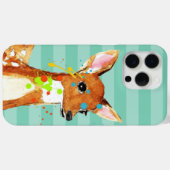 Fawn 絵を描 Splats抽象芸術鹿iPhone 6 Case-Mate iPhoneケース (裏面 (横))