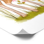 Fawn and Beesポスタープリント ポスター (角)