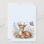 Fawn Baby Showerへの招待 招待状 (裏面)