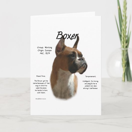 Fawn Boxerの歴史 シーズンカード (正面)