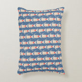 Fawn ChihuahuaとBandanaの青 アクセントクッション (正面(垂直))