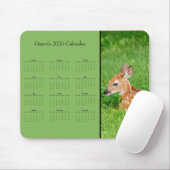 Fawn - Customizable full year 2026 calendar マウスパッド (マウス)