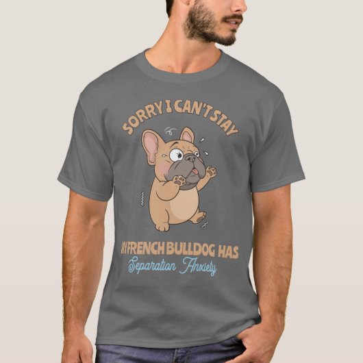 Fawn French Bulldog | Funny Dog Lover T-Shirt Tシャツ (正面)