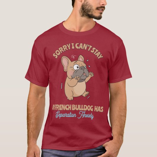 Fawn French Bulldog | Funny Dog Lover T-Shirt Tシャツ (正面)