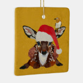 FAWN & GOLDEN BIRD CHRISTMAS セラミックオーナメント (右)