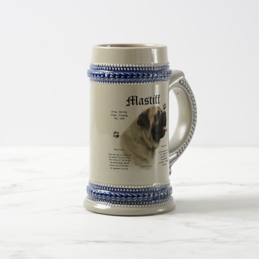 Fawn History Stein ビールジョッキ (正面右)
