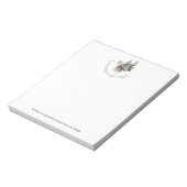 Fawn in Winter Forest Any大事な行事 ノートパッド (回転)