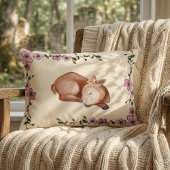 Fawn Print Pillow - Perfect Match for the Blanket アクセントクッション