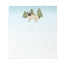 fawn+pug ノートパッド