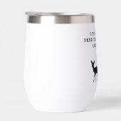 Fawn rehabilitator wine tumbler (右面)