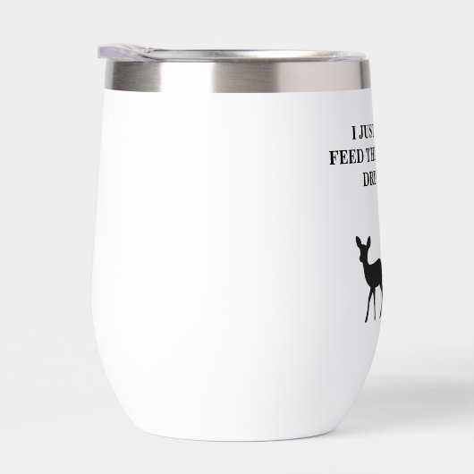 Fawn rehabilitator wine tumbler (右面)
