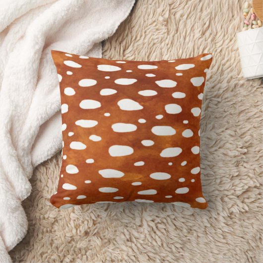 Fawn Spots Baby Deer Pattern クッション (ブランケット)