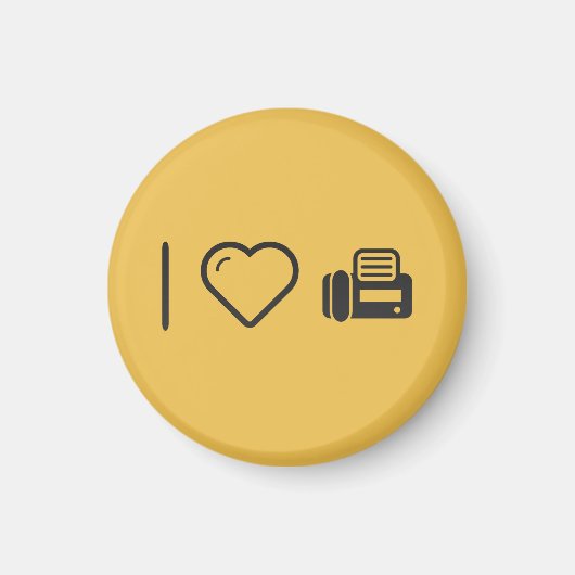 FAX機クール械 マグネット (正面)