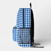 Faye and Lauren Blue GinghamPrint Cut Sew Backpack プリントバックパック (右)