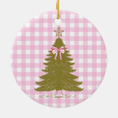 Faye and Lauren Pink Ornament セラミックオーナメント (裏面)