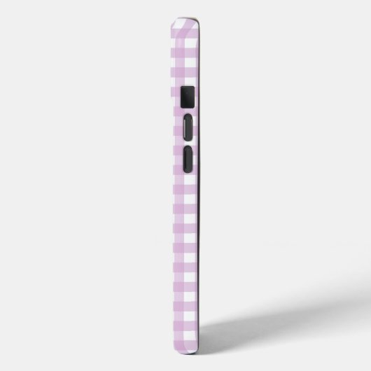 Faye and Lauren Soft Purple Gingham Case-Mate iPhoneケース (裏面 / 左)