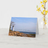 Fayerweatherの灯台挨拶状 カード (黄色い花)