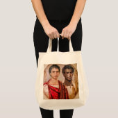 Fayum Loversローマ時代エジプト私の解釈 トートバッグ (正面(商品))