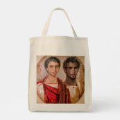 Fayum Loversローマ時代エジプト私の解釈 トートバッグ (裏面)