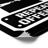 「FB JAIL」刑務所おもしろい収容者 ポスター (角)