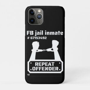 「FB JAIL」刑務所おもしろい収容者 iPhone 11 PROケース