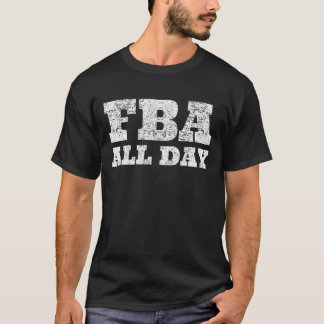 FBAオールデーブラック基礎歴史アメリカ Tシャツ