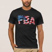 FBA ファウンデーショナル ブラック アメリカン Tシャツ (正面)