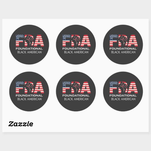 FBA ブラックパンサー党の拳 ラウンドシール (シート)