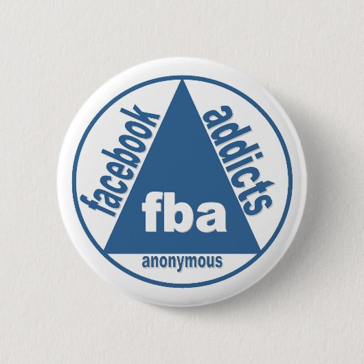 FBA:  匿名Facebookの常習者 缶バッジ (正面)