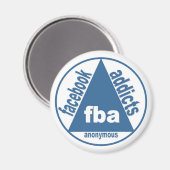 FBA: Facebook Addicts Anonymous マグネット (正面/裏面)